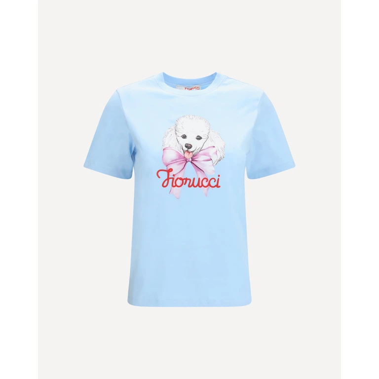 FIORUCCI Regular poodle-logo T-shirt Female XS