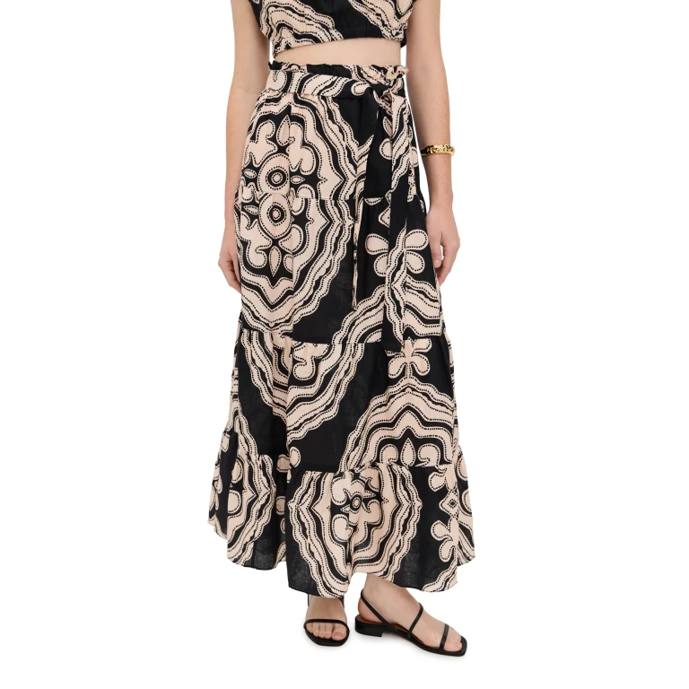 lemlem Sanaa Skirt Niku Black M