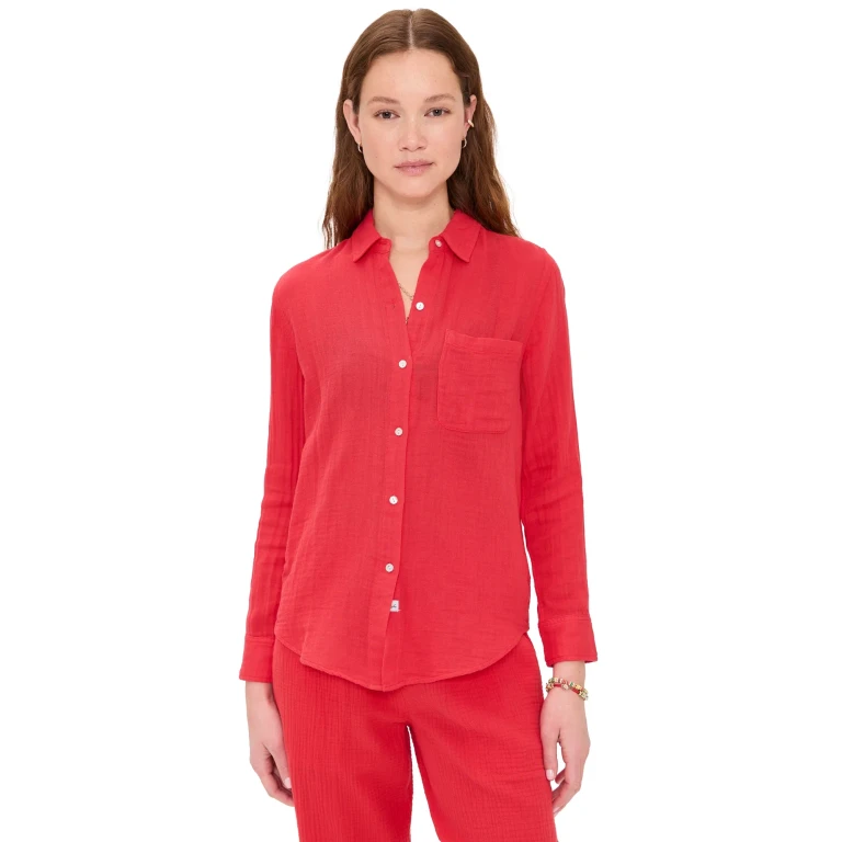 RAILS Ellis Shirt Cherry XS