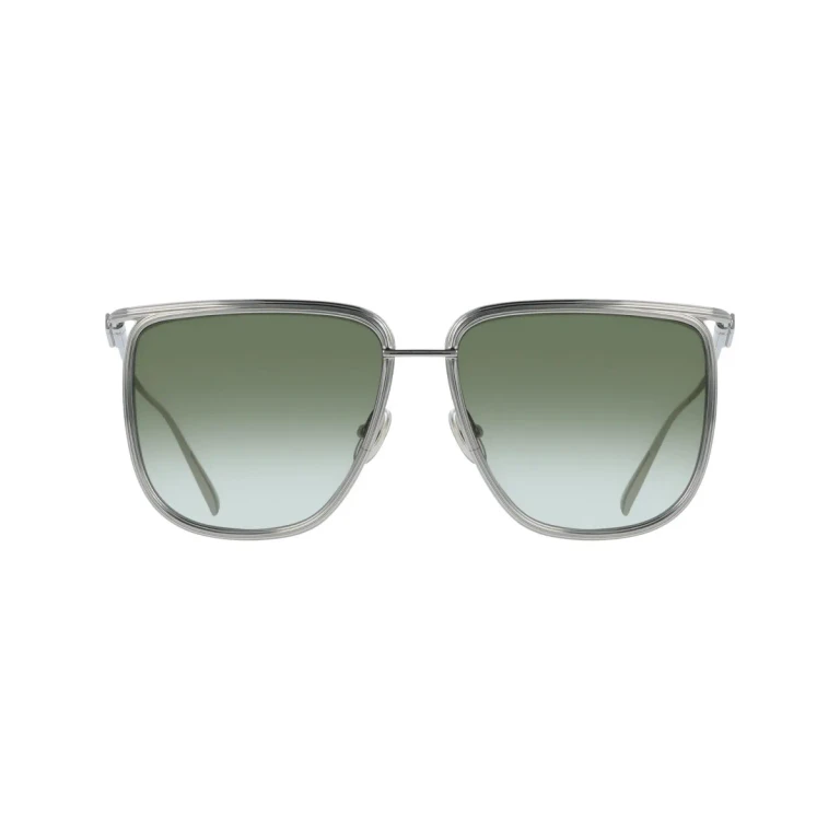 Ferragamo Green Gradient Square Ladies Sunglasses SF324S 750 58