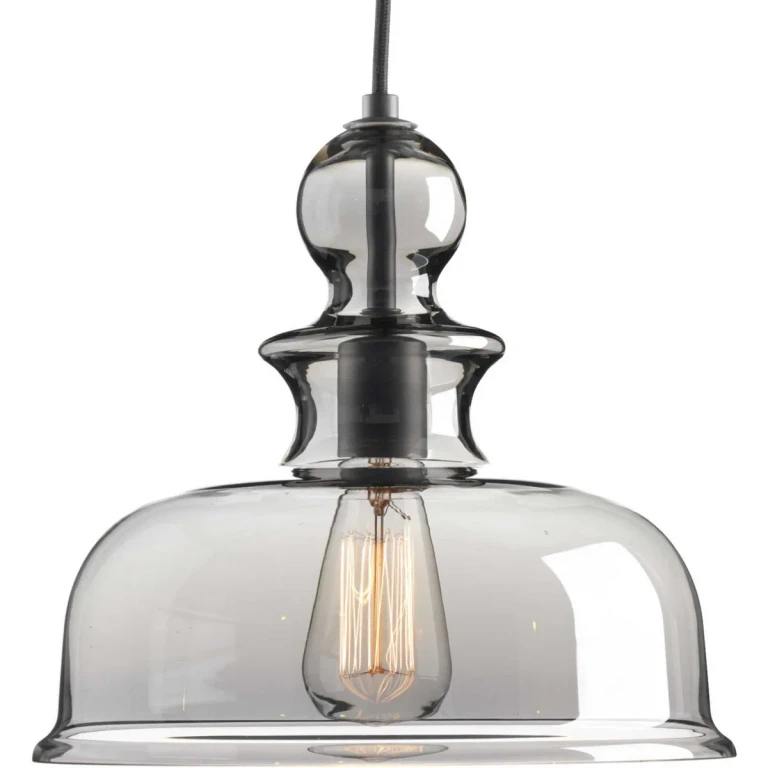 Graphite One Light Pendant from the Staunton Collection