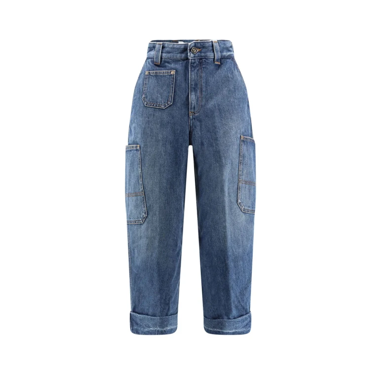 Calças de ganga Etro para mulher com logótipo bordado