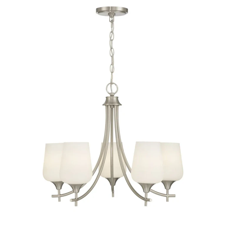 Octave 5-Light Chandelier in Satin Nickel