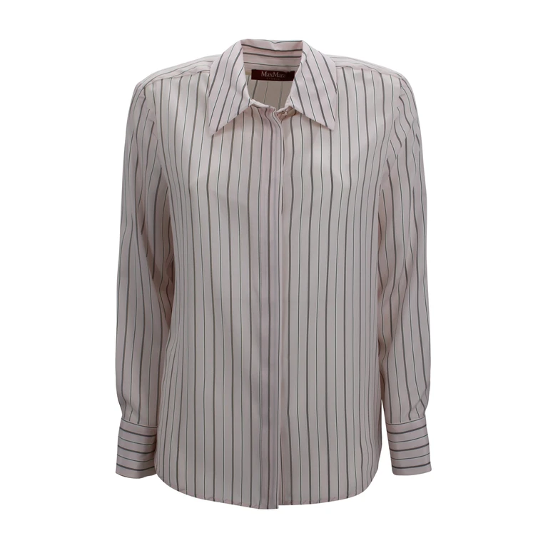 Max Mara Studio Shirts Pink Silk - Women