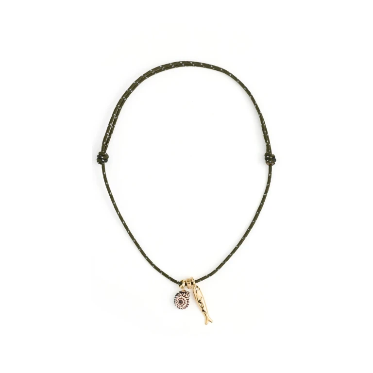 éliou Corvo Necklace Green One Size