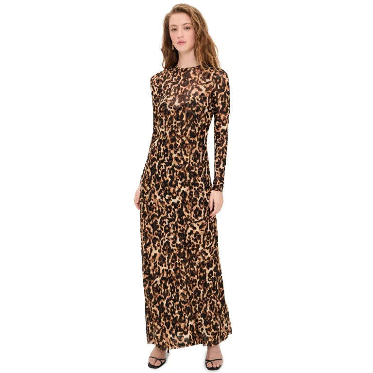 AFRM Paola Dress Winter Animal L