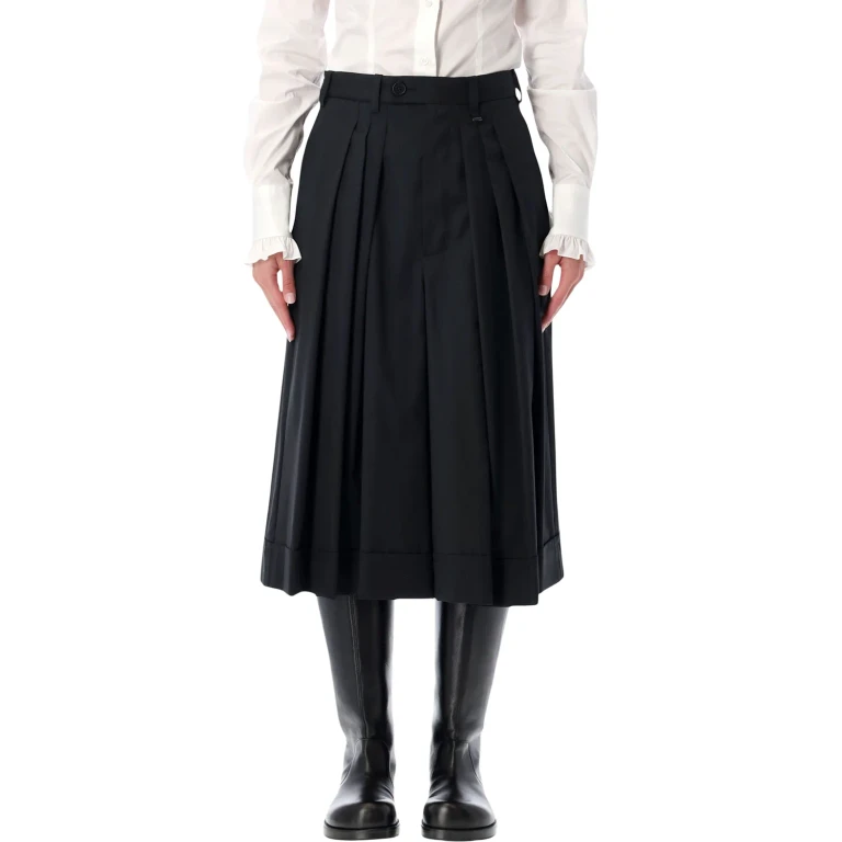 Vivienne Westwood Black Wool Culotte Pants