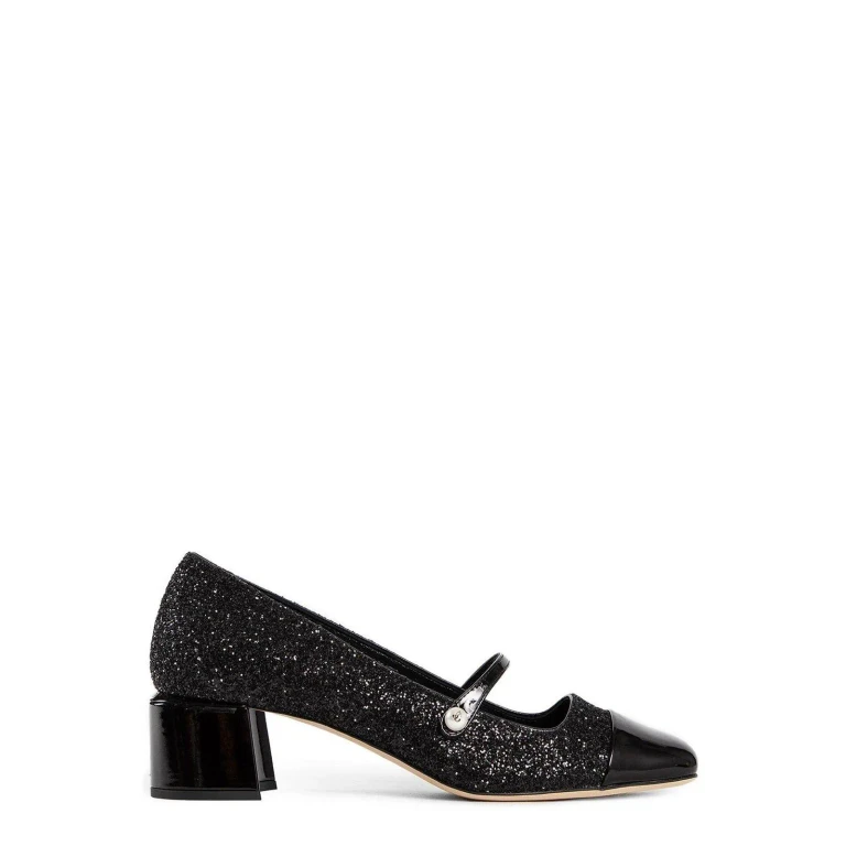 High Heel Shoes Woman color Black (ELISA45JBZBLACK/BLACK)
