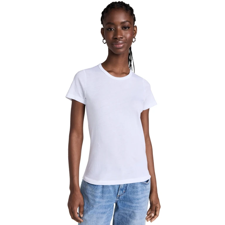 Jenni Kayne Cotton Slim Tee Black M