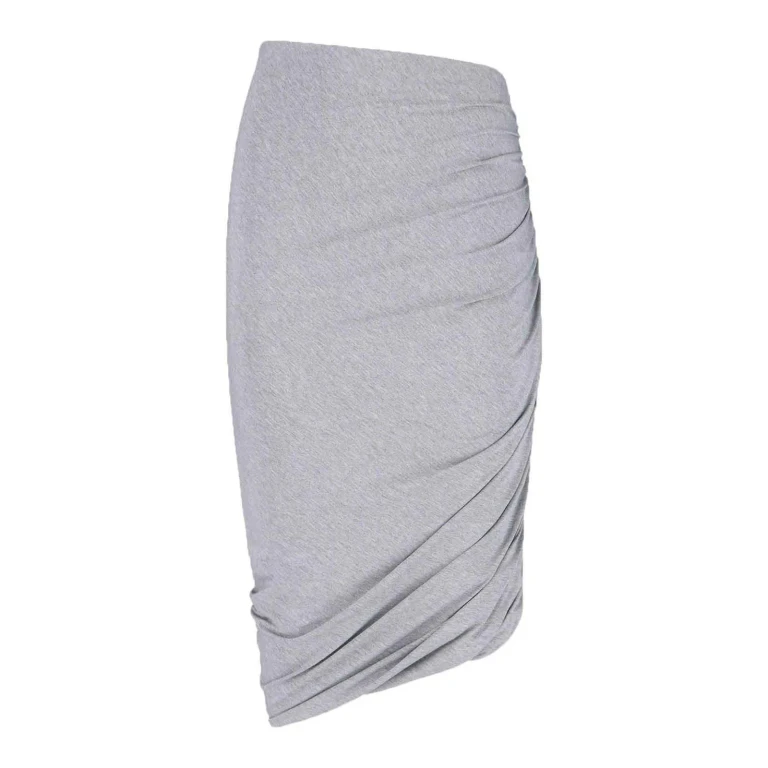 The Attico Jupe Midi - Gris