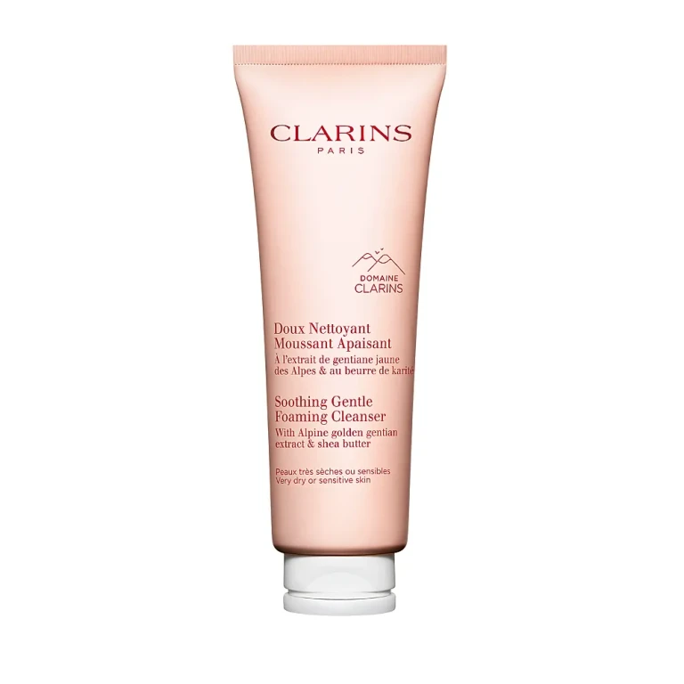 Clarins Soothing Gentle Foaming Face Cleanser with Shea Butter 4.2 oz.