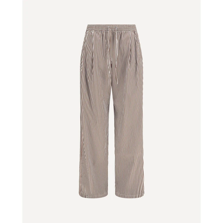 DOLCE & GABBANA Striped poplin Pants Female 40