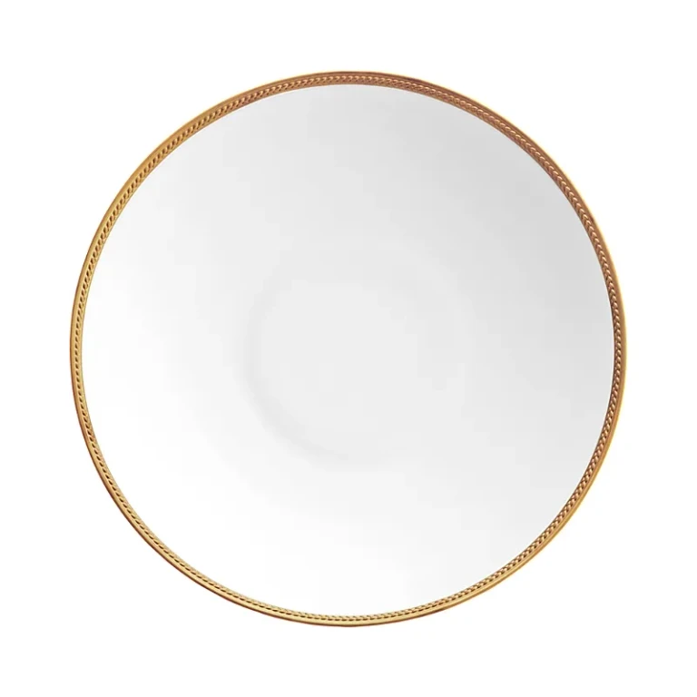L'Objet Soie Tresse Gold Serving Bowl, Large