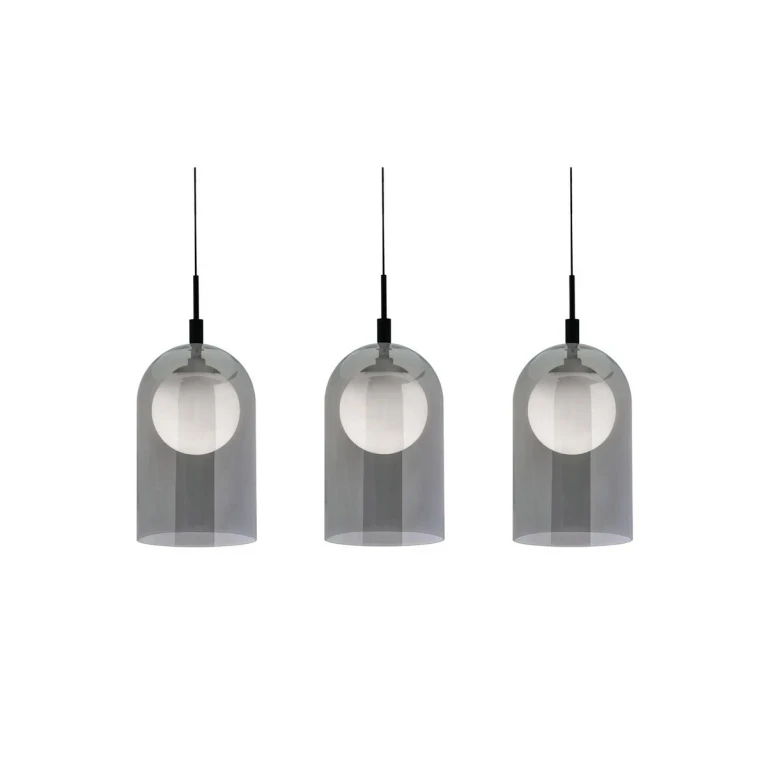 Black LED Linear Pendant from the Kiran Collection