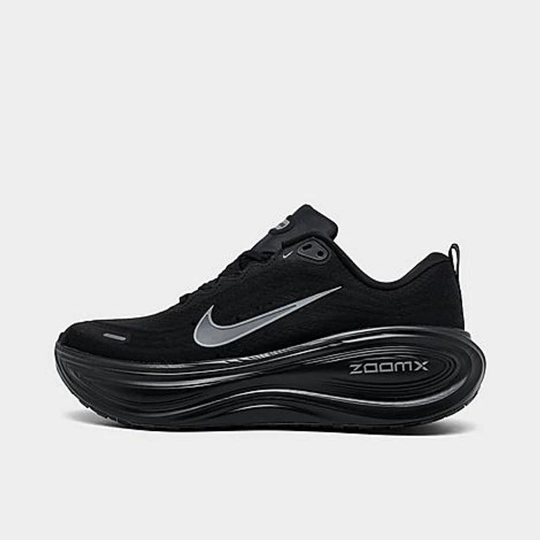 Nike Men's Vomero Plus Running Shoes in Black/Dark Smoke Grey/Metallic Dark Grey Size: 7.0