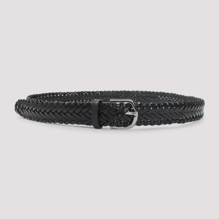 GIORGIO ARMANI - Giorgio Armani Woven Leather Belt