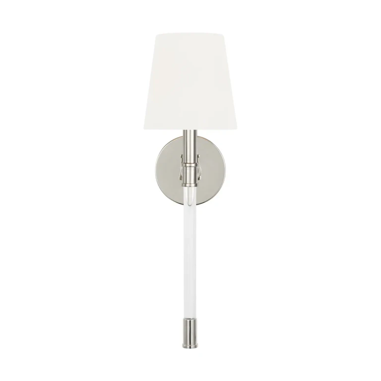 Visual Comfort Studio Hanover Wall Sconce in Polished Nickel by Chapman & Myers