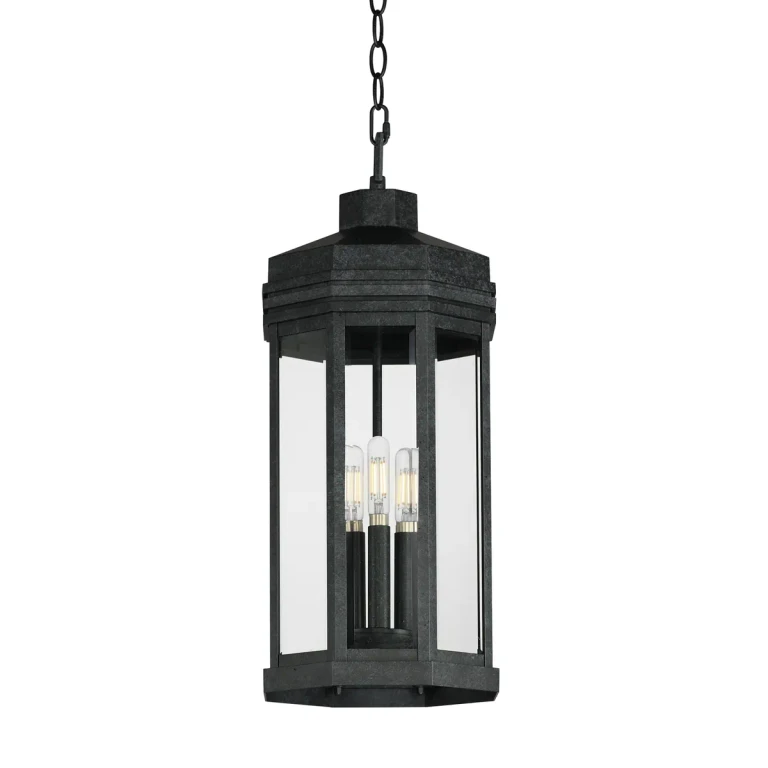 Black Patina Outdoor Pendant from the Wright Collection