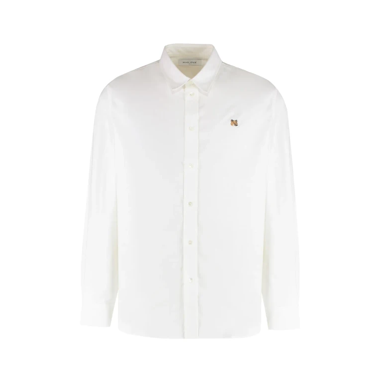 Maison Kitsuné Fox Head Patch Shirt