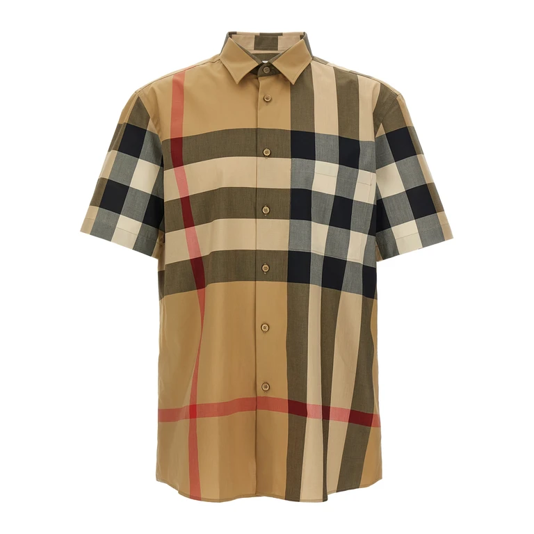 Burberry Summerton shirt Beige Cotton Shirt, Blouse - Men