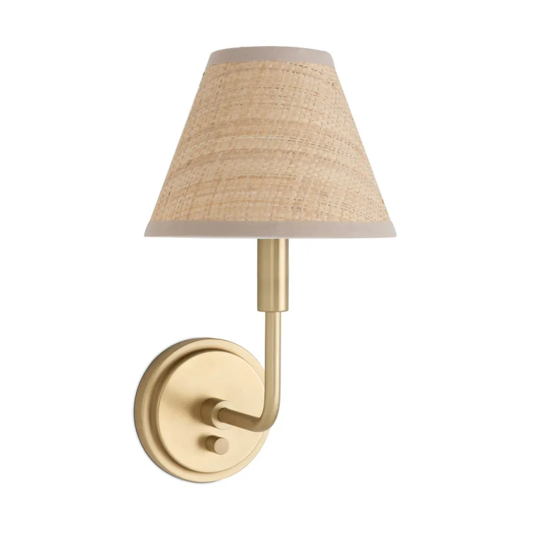 Natural Brass Wall Sconce from the Polly Collection