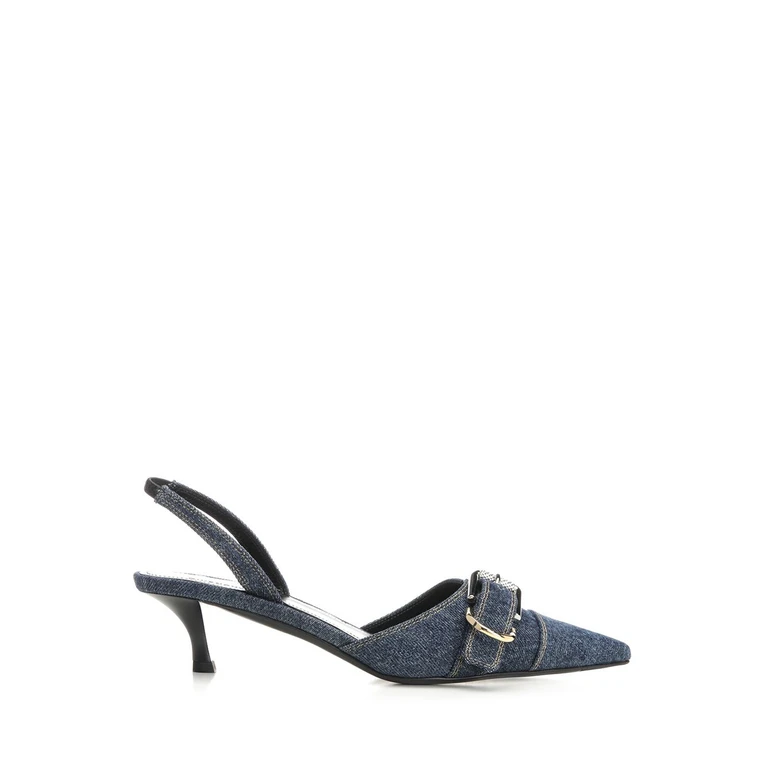Givenchy Voyou Denim Slingbacks