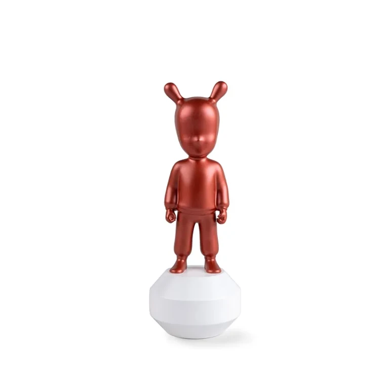 Lladro The Guest, Metallic Red, Little