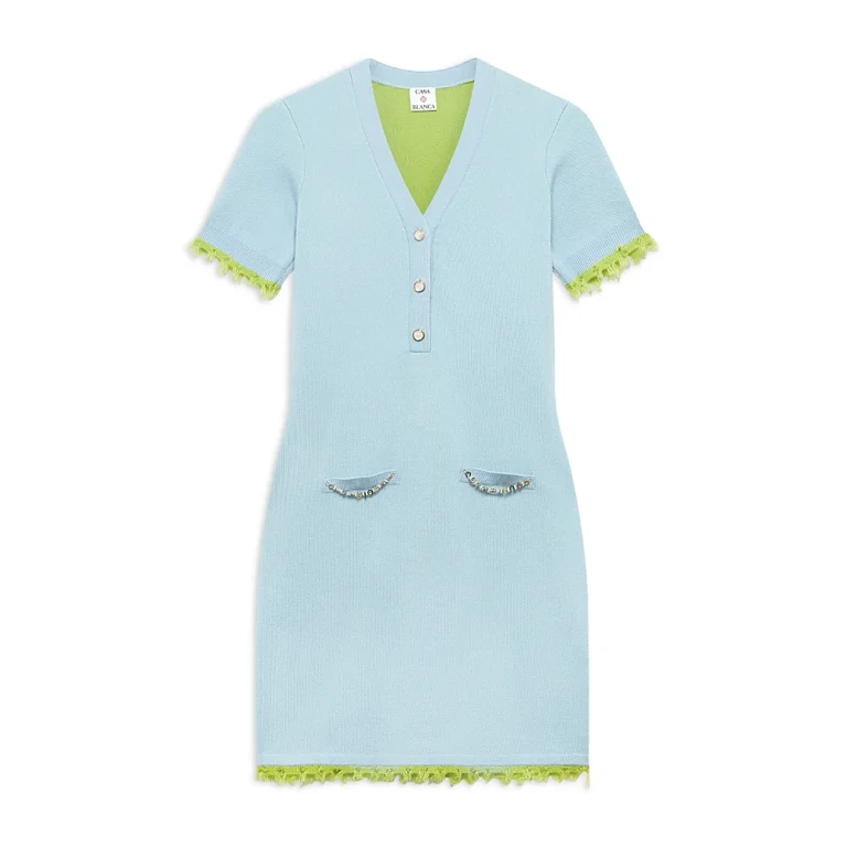 Casablanca V-Neck Dress