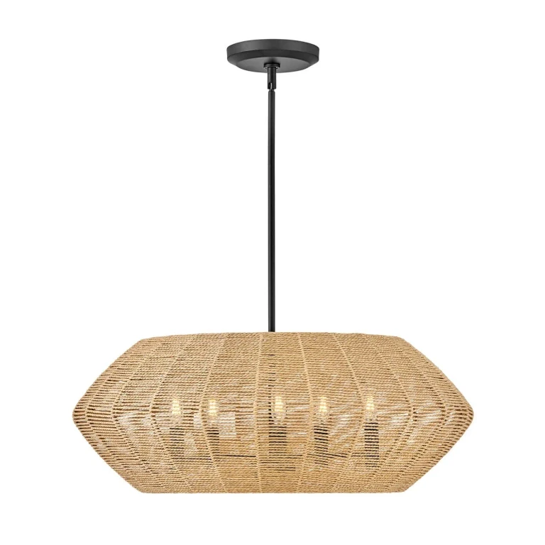 Black LED Pendant from the Luca Collection