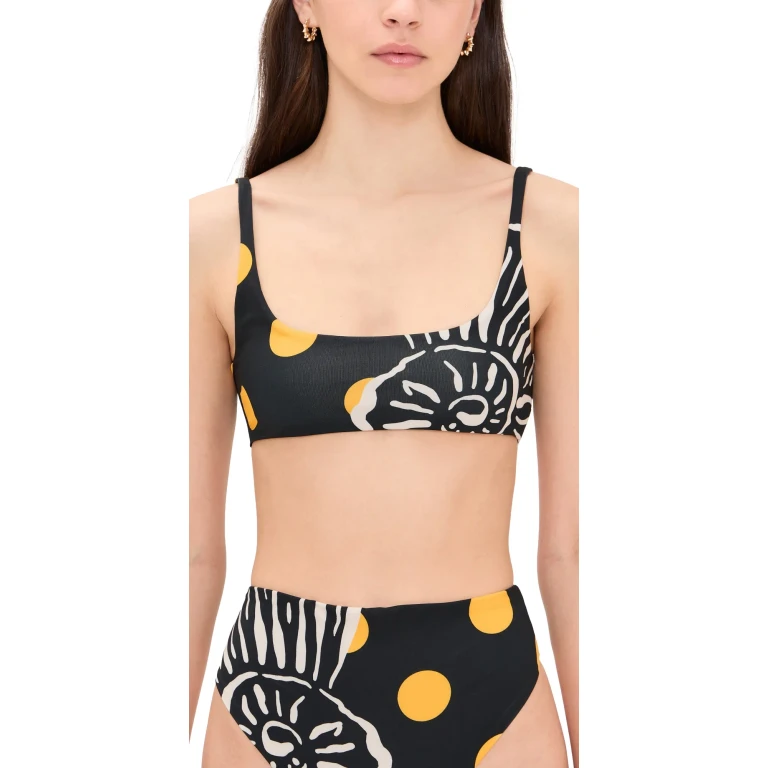 Cala de la Cruz Berenice Bikini Top Calicobw M