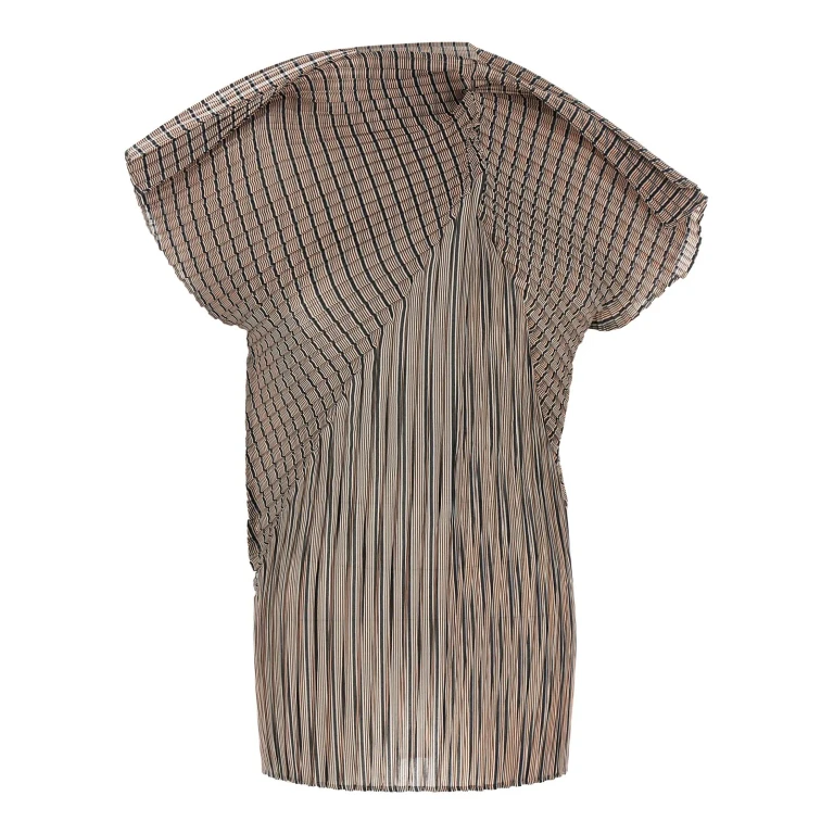 Issey Miyake Generic Stripes (Machine Pleats) Top