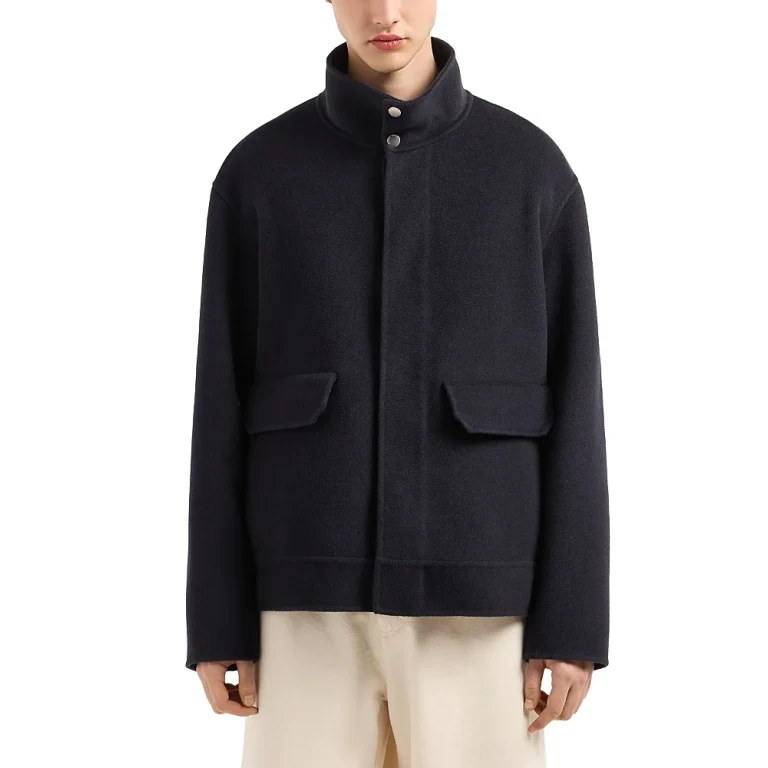 Emporio Armani Wool Cashmere Blouson Jacket