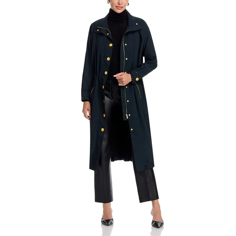 L'Agence Toshi Windbreaker Trench Coat