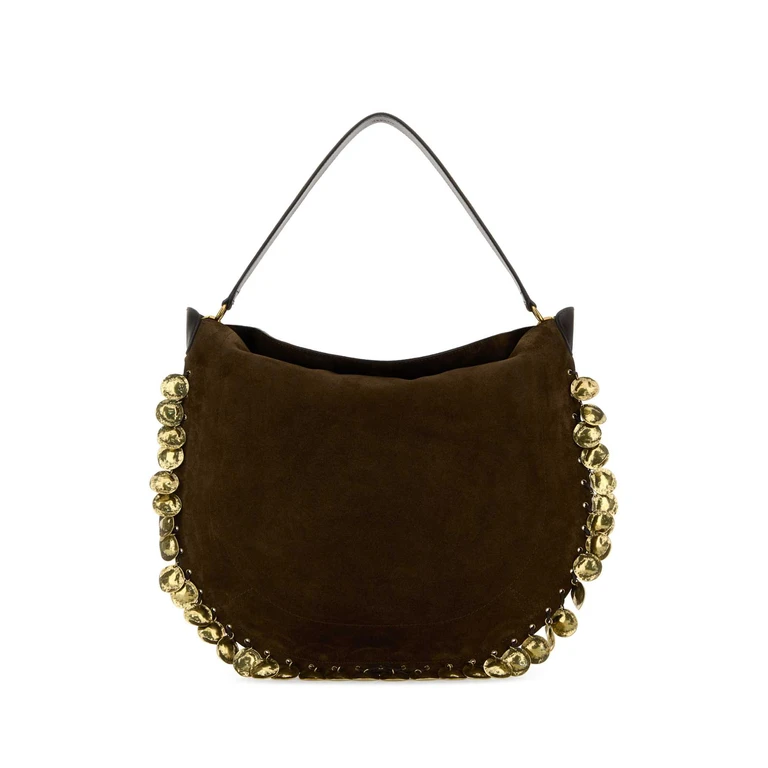 Isabel Marant Brown Suede Oskan Shopping Bag Bronze Borse A Mano - Women