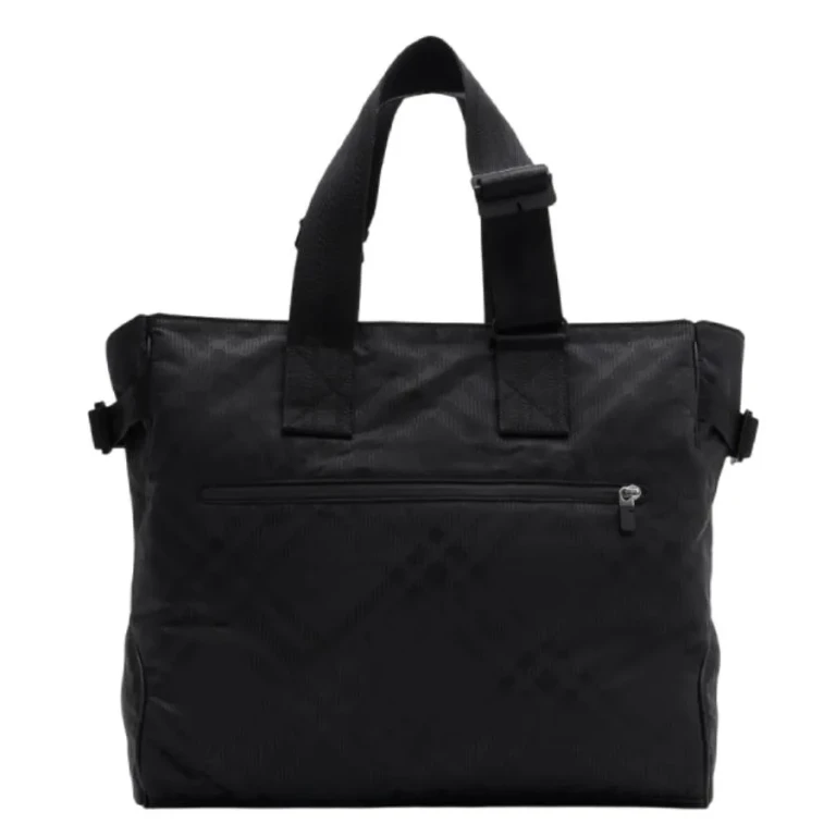 Burberry Check Jacquard Tote