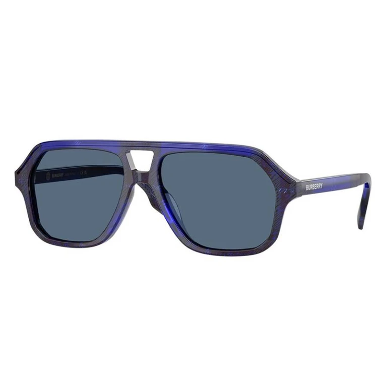 Burberry Dark Blue Pilot Kids Sunglasses JB4340 411480 50