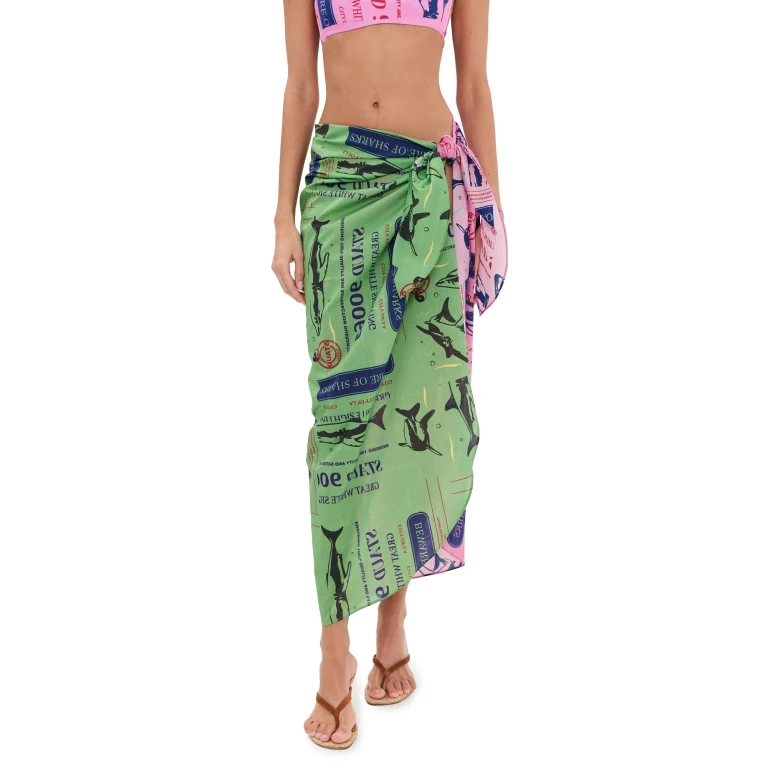 STAUD Inlet Sarong Parcel Print Pink Einheitsgröße