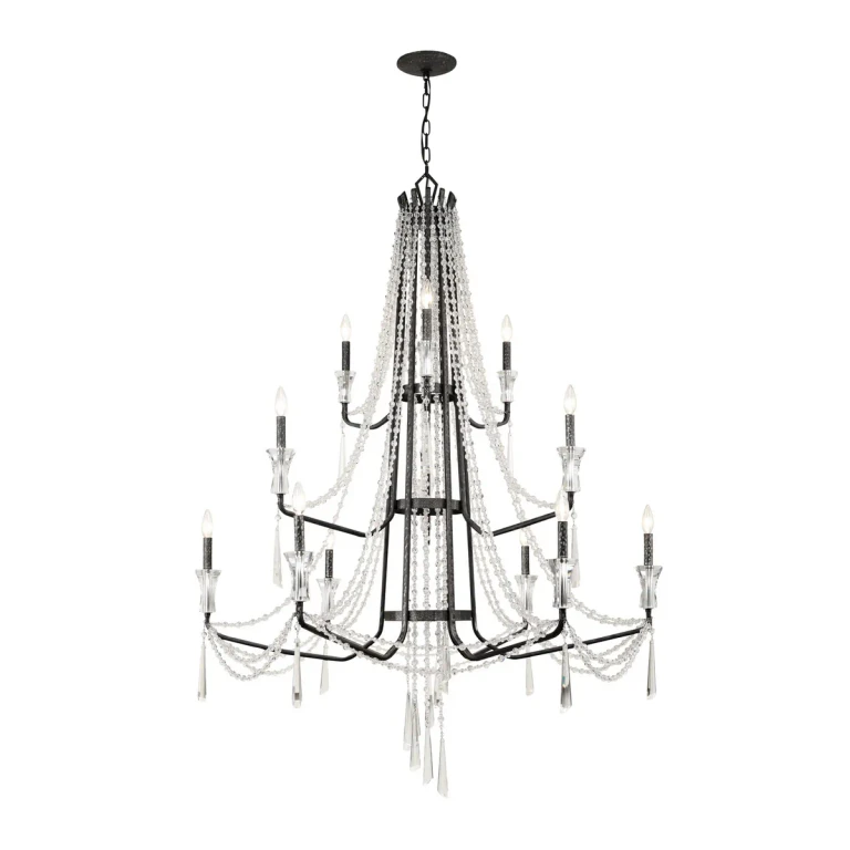 Onyx 12 Light Chandelier from the Barcelona Collection