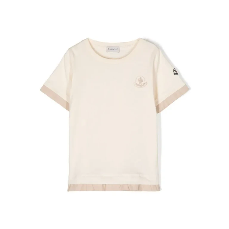 Moncler Girls Layered Cotton T-Shirt