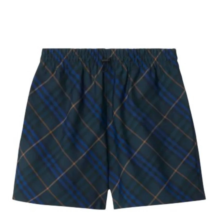 Burberry Check Printed EKD Shorts