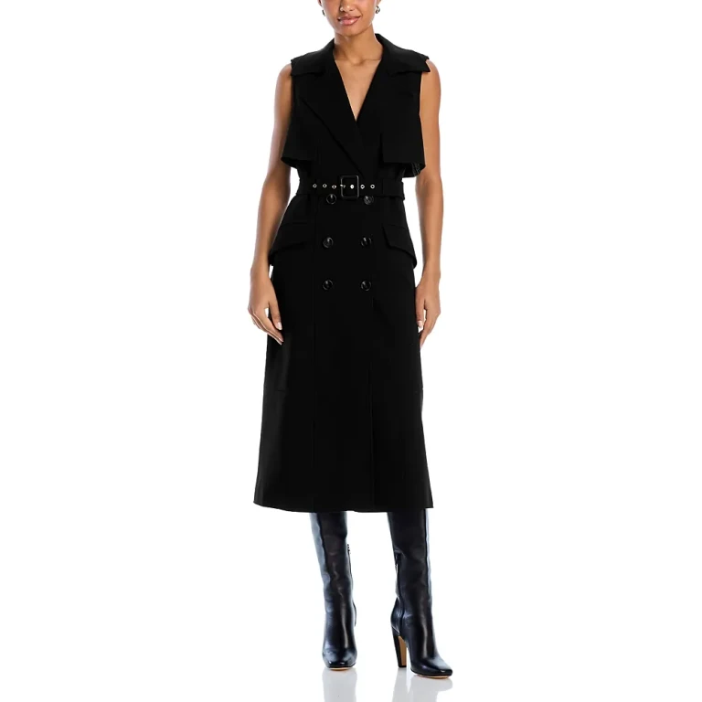 French Connection Azra Sleeveless Trench Dress