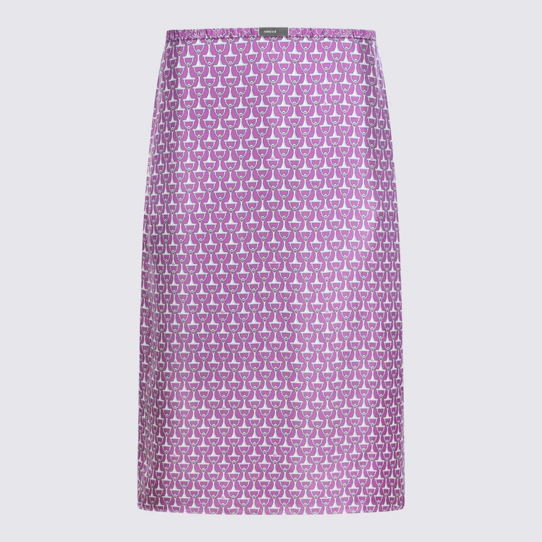 Gucci Skirts Purple _silk - Women