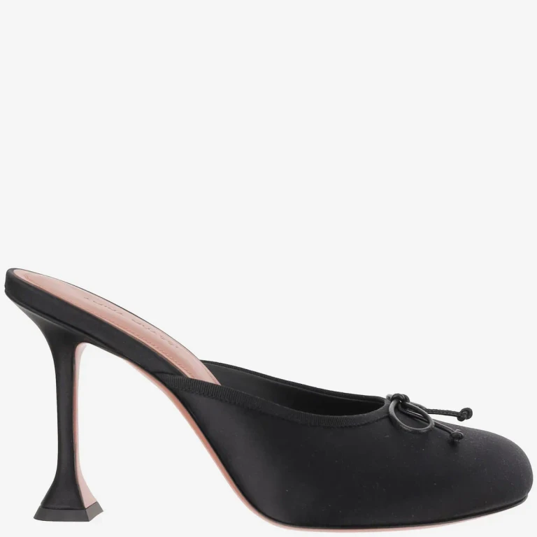 Amina Muaddi Lila Satin Slingback