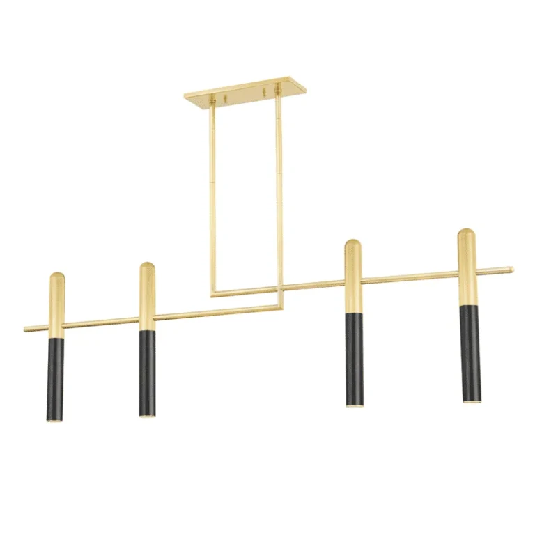 Aged Old Bronze LED Island Pendant from the Thurston Collection