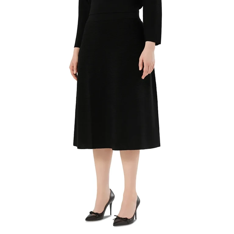 Marina Rinaldi Uscita Gessati Skirt