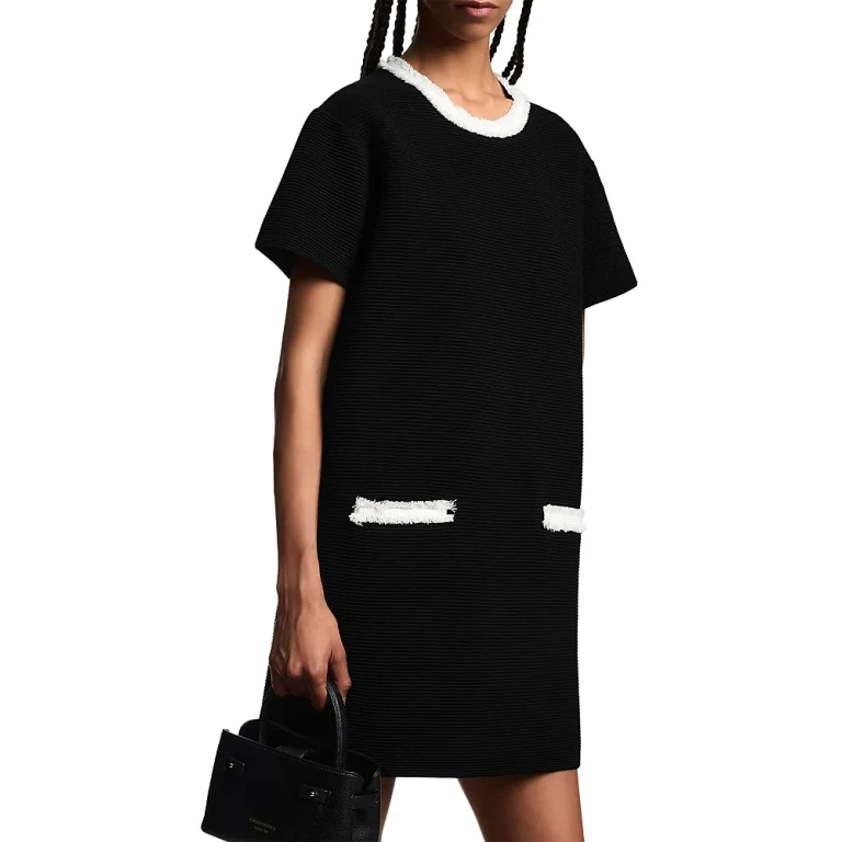 Emporio Armani Ottoman Stitch Knit Dress