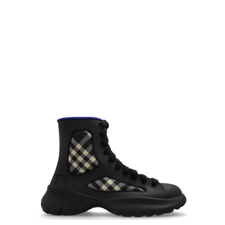 Burberry Boulder Checkered Rubber Boots
