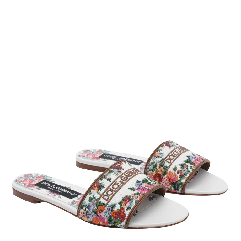 Dolce & Gabbana Flat shoes Maiolica Viola Co+agnello - Women