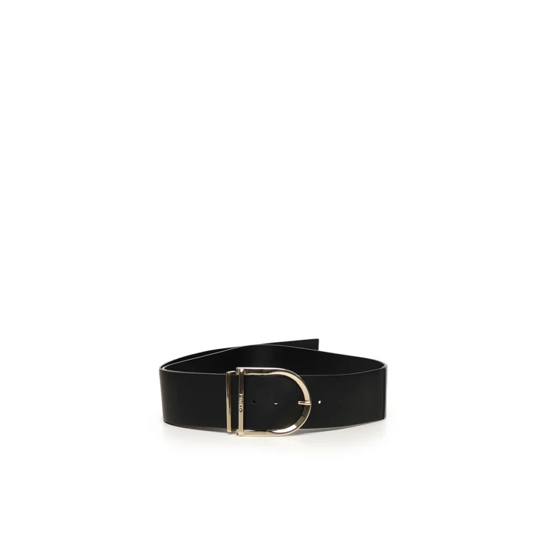 Pinko High Belt In Leather And Tassel 6cm