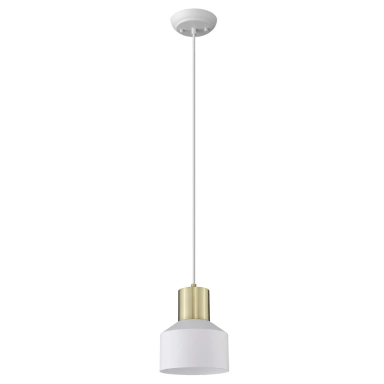 White One Light Pendant from the Ingo Collection